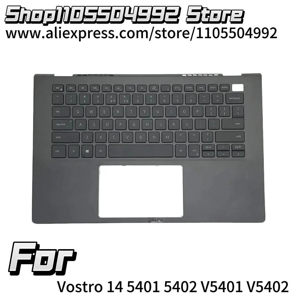 nouveau-repose-poignets-pour-ordinateur-portable-us-pour-vostro-14-5401-5402-v5401-v5402-avec-clavier-retroeclaire-et-coque-superieure-noire-reference-0dy5hn