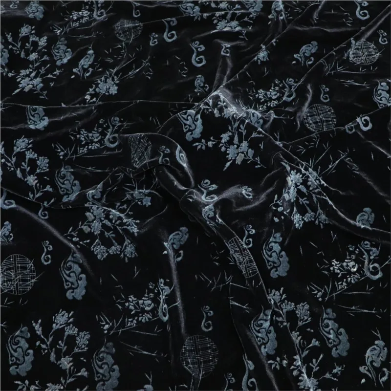 실크 레이저 엠보싱 원단 부드러운 의류 쿠션 드레스 댄스