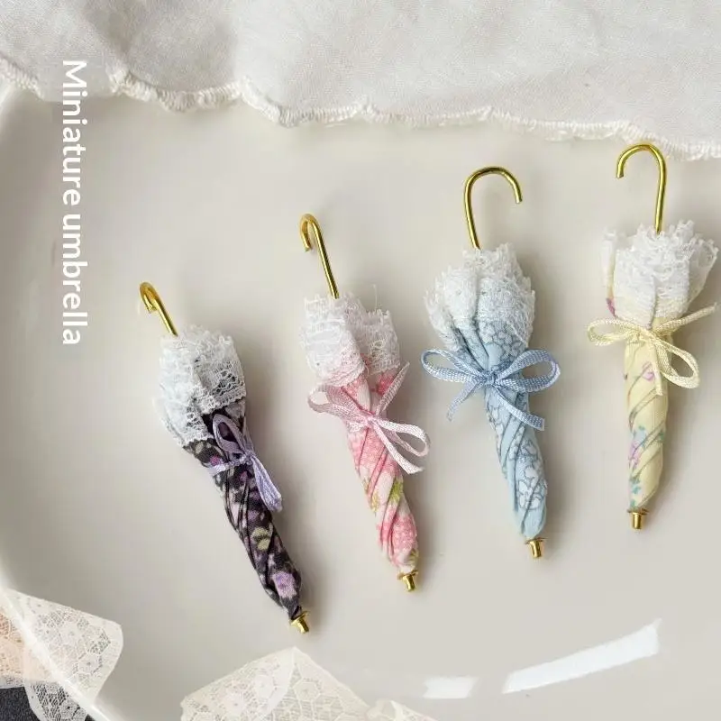Cute Doll Accessories Photo Props Toy Umbrella Mini Umbrella For Doll Girls Pretend Play