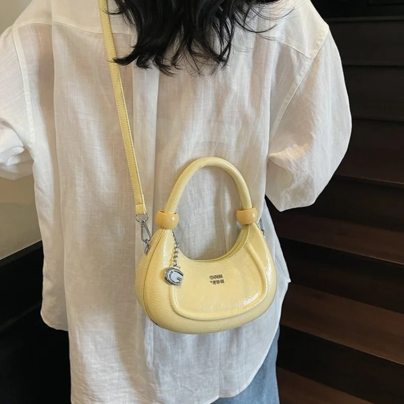 

Elegant Leather Women's Messenger Bag High-End Luxury Brand Trendy Design Casual Vintage Commuter Bag