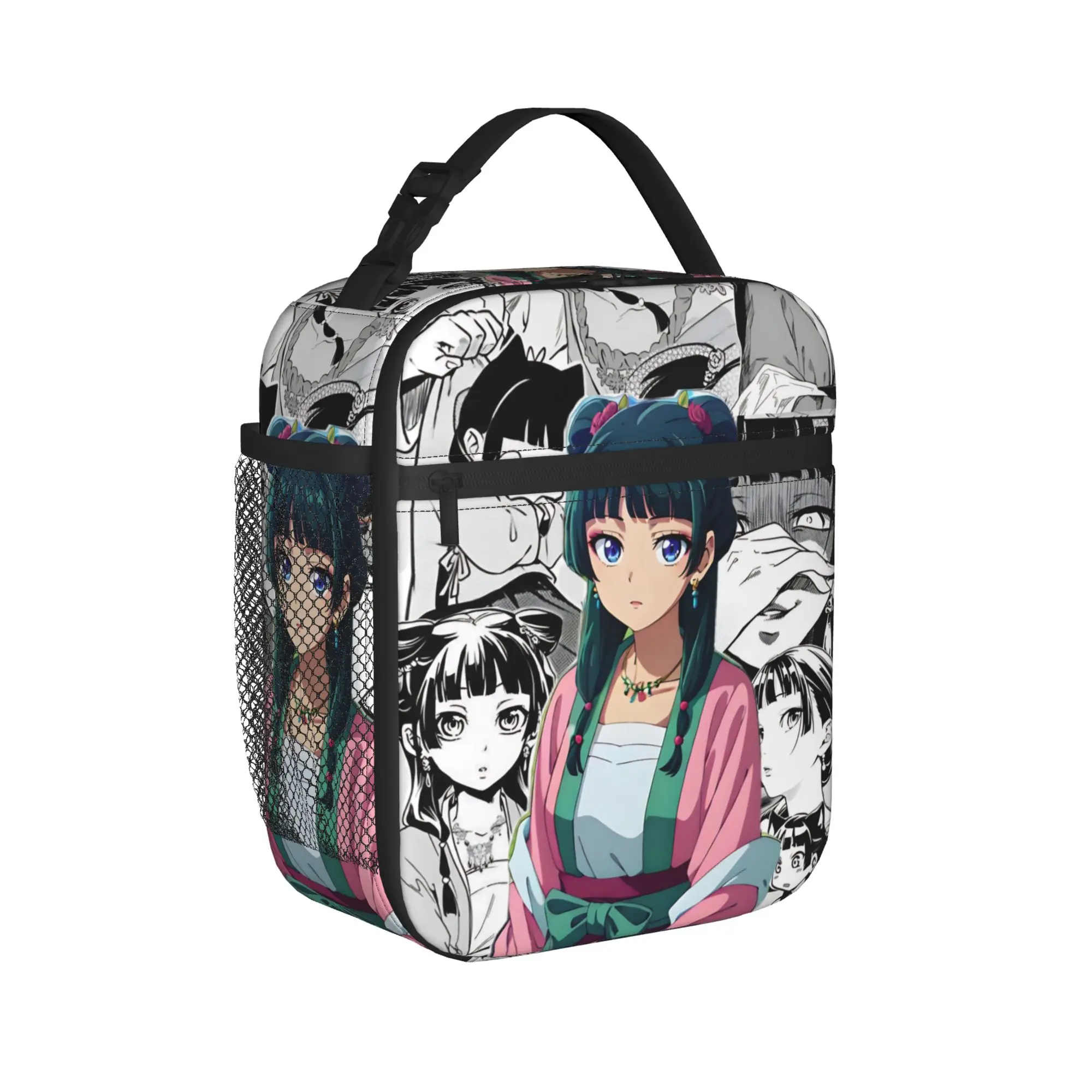 The Apothecary D-Diaries Maomao  Merch Insulated Lunch Bag For Office  Food Container Reusable Cooler Thermal Lunch Boxes