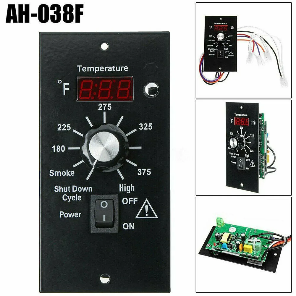 Digital Thermostat Control Panel Kit compatible for Traeger Pellet Grills model BAC236 with adjustable temperature control