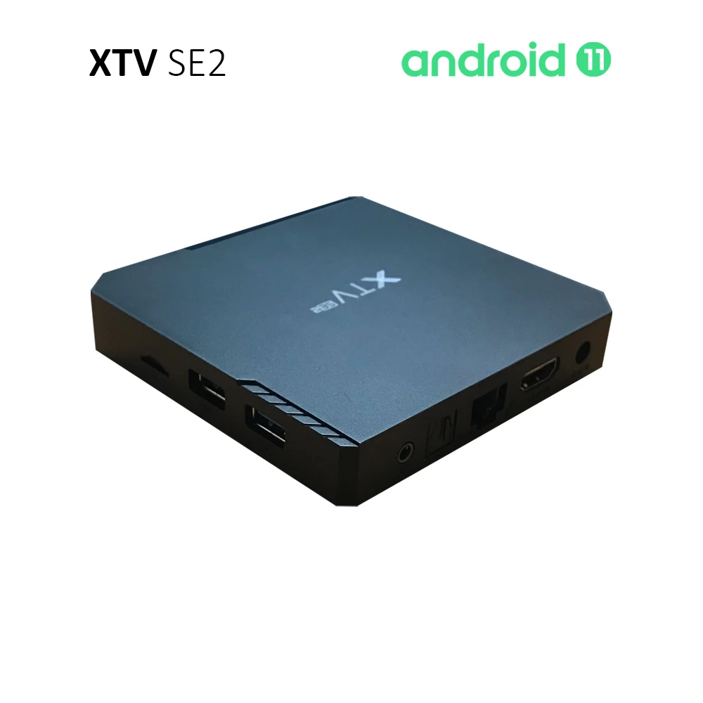 XTV SE2 صندوق البث أندرويد 11 Stalker Xtream Live TV فك SoC S905W2 2G 8G AV1 4K بلوتوث WiFi5 استقبال SE2Lite