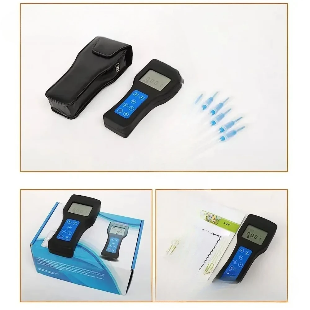 Portable ATP Surface Cleanliness Tester High Sensitivity Rapid Hygiene Monitor for Food Safety, Medical & Industrial Use