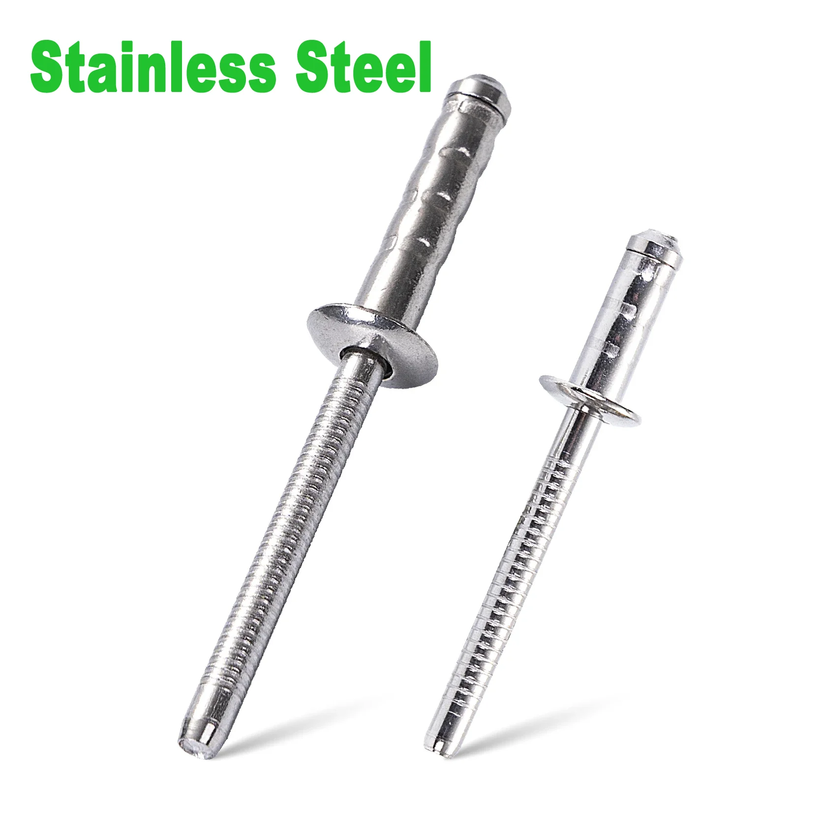 20/50Pcs MultiGrip Blind Rivet Full Stainless Steel Increased Take up Strength Which Provide Wide Grip Range High Strength Rivet