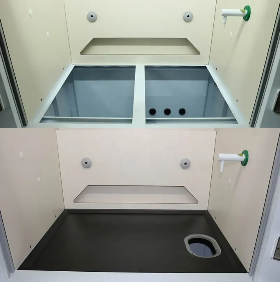 Series Lab Microprocessor Control LED  Air Exhaust Ducted   Cabinet Fume Hood with PP Centrifugal Blower