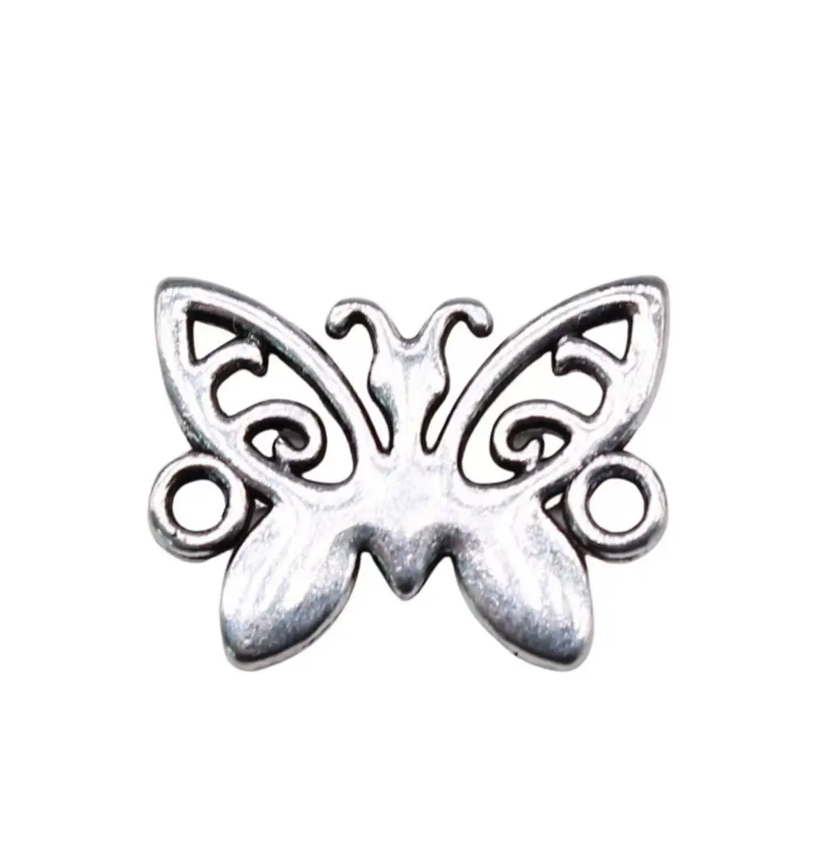 

35pcs 15*12mm Alloy metal butterfly design connector for jewelry findings HW2808