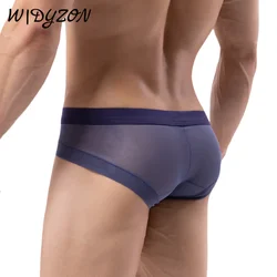 Mesh Breathable Briefs Men Underwear Sexy Mens Briefs Underpants Quick Drying Underwear Briefs Shorts Triangular Panties Summer