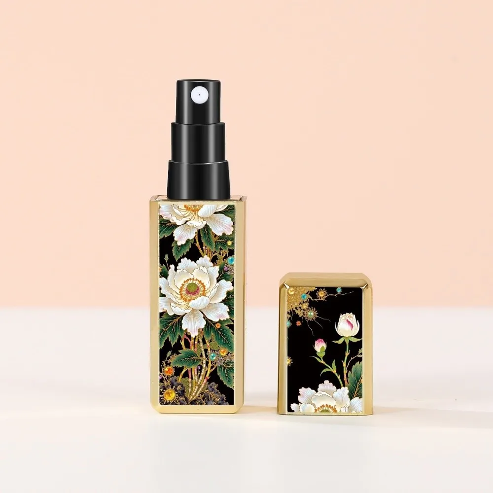 New 5ml Mini Perfume Bottle Refillable Portable Spray Rotating Bottle Empty Storage Sprayer Empty Cosmetic Containers