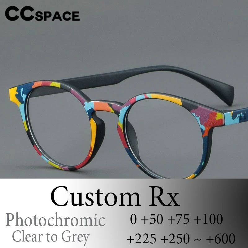 P57059  Photochromic Reading Glasses Myopia Eyewear Trend Optical Frames Cat Eye Eyeglass Custom Prescription to Any Diopter