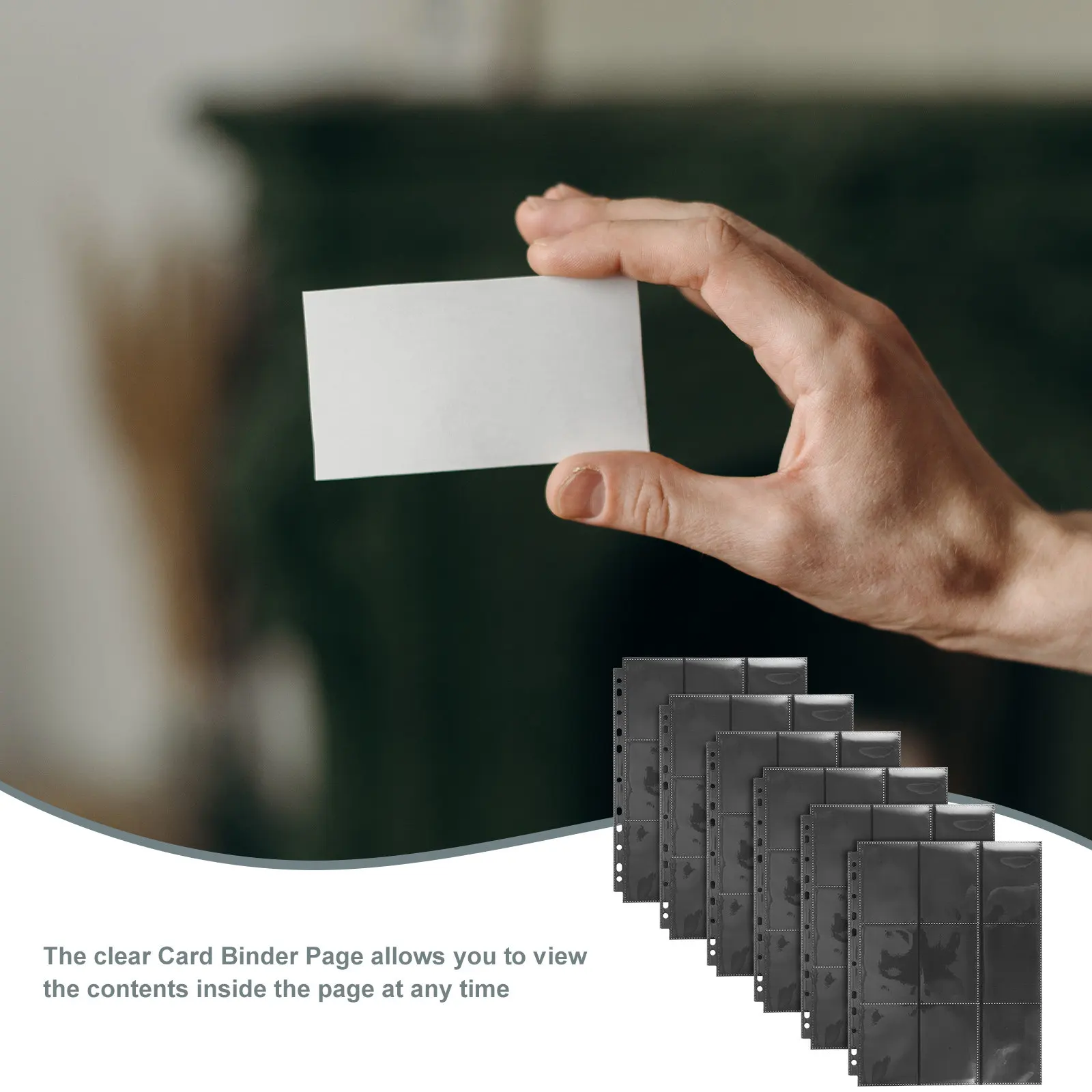 50pcs-card-sleeves-transparent-design-premium-plastic-material-loose-leaf-trading-card-holder-photo-postcard-organizer