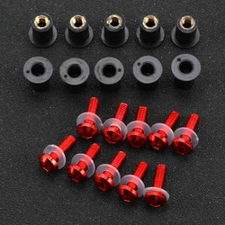 For honda VFR 800 1200 750 F/R/S/FH/FV VFR800 F FIWI VTEC 10PCS Motorcycle 5mm Windscreen Windshield Bolts Screw Fastener Nuts