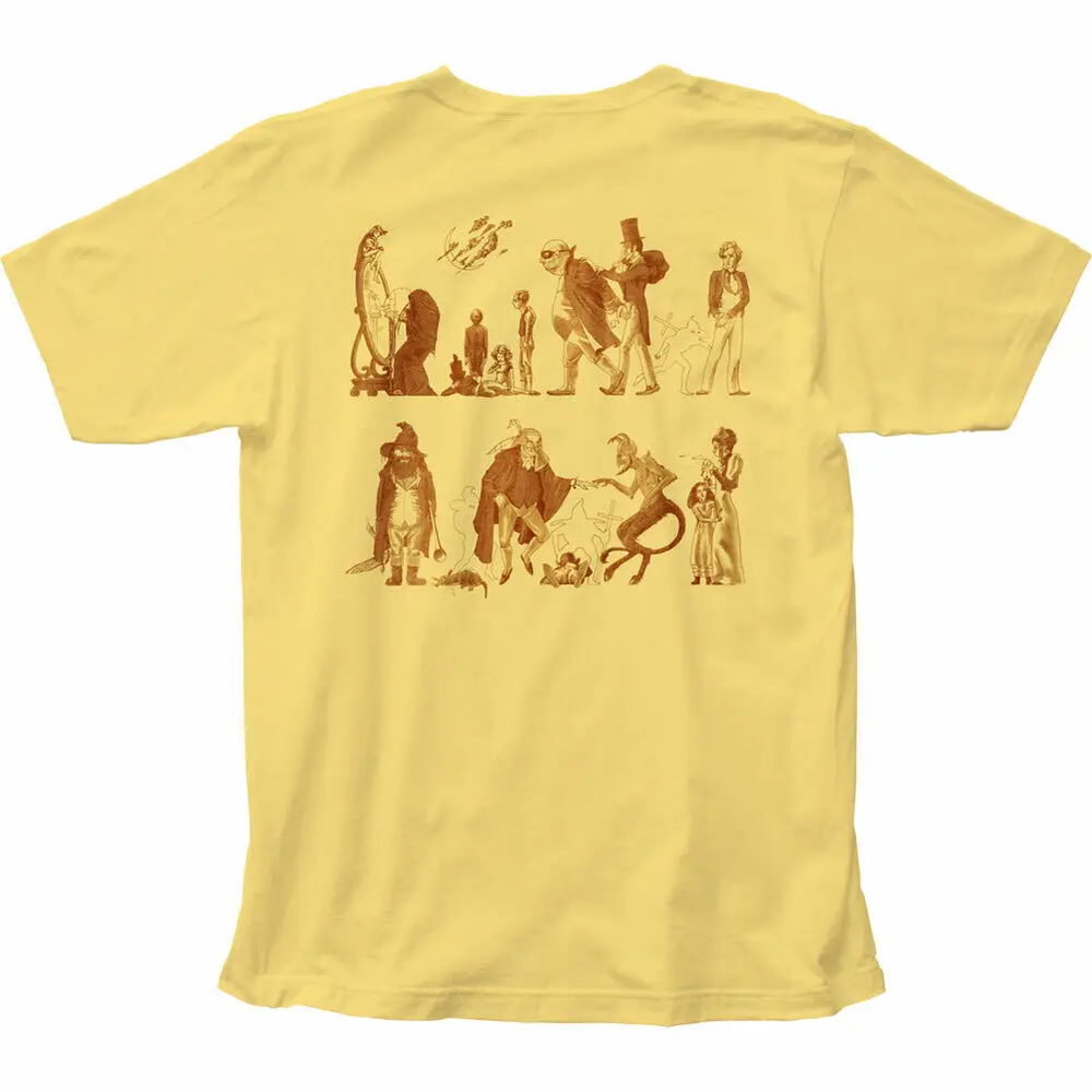 Genesis A Trick of the Tail T Shirt Mens Licensed Rock N Roll Band Tee Yellow