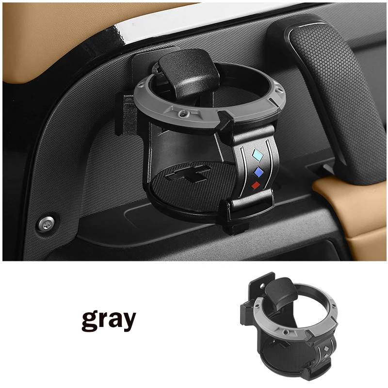 لاند روفر ديفندر 110 90 2020-2025 المعادن التحكم المركزي لوحة القيادة توسيع حامل الكأس حامل مشروبات السيارة