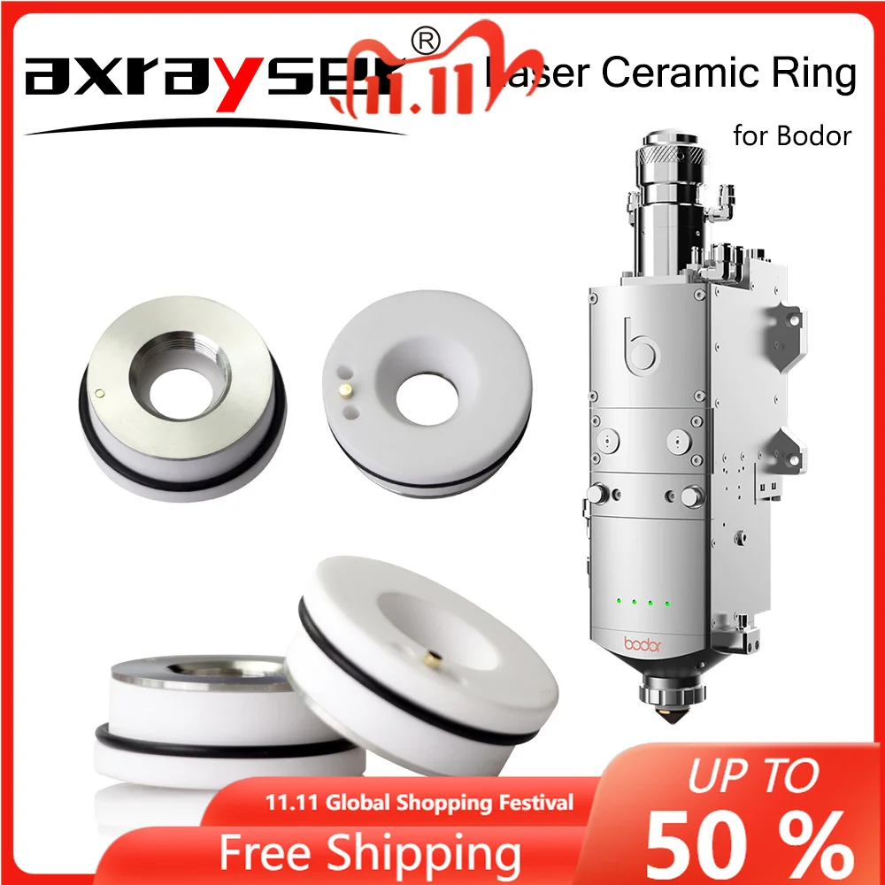 Bodor Laser Ceramic Ring D28 32mm  M11/14 Nozzles Holder Fiber Cutting Head Parts