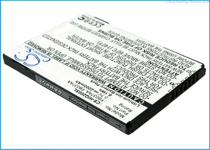 

100% НОВЫЙ КПК Cameron Sino 2200 мАч, аккумулятор Pocket PC для HP iPAQ 200, iPAQ 210, iPAQ 211, iPAQ 212, iPAQ 214, iPAQ 216