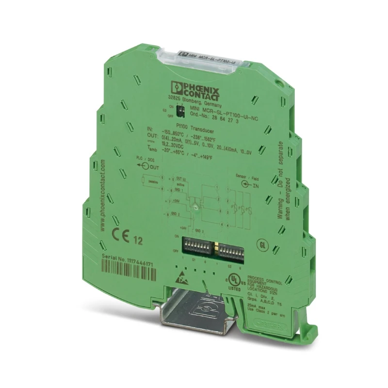 2864273 MINI MCR-SL-PT100-UI-NC RTD Transmitter Connector Adapter Genuine Original Product