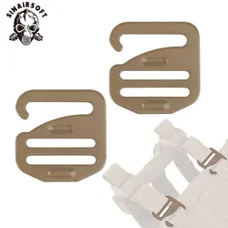 2pcs G Hook For Tactical FCPC Strap Airsoft Vest DON/DOFF Kangaroo MAG Pouch Connector Modular Attachment Point Accessories