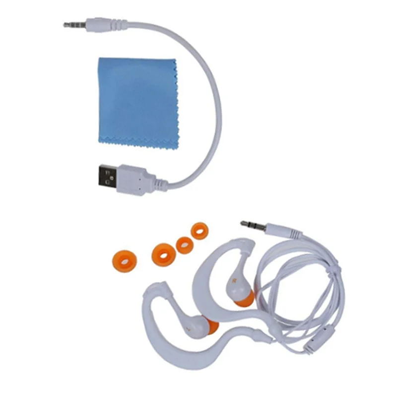 Excellent! Waterproof IPX8 Clip MP3 Player FM Radio Stereo Sound Swimming Diving Surfing Cycling Sport Music Player with FM(C)