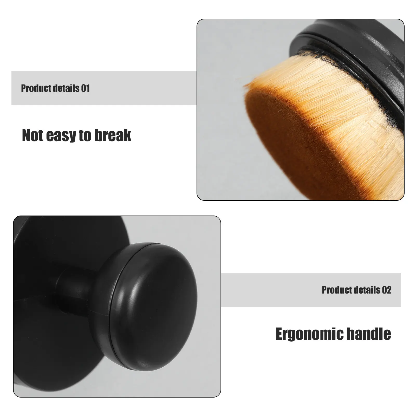 1Set Car Washing Brush Tire Shine Applicator Wheel Brush Multifunctional Detailing Tool for Auto Detailing Car Cleaning Wax