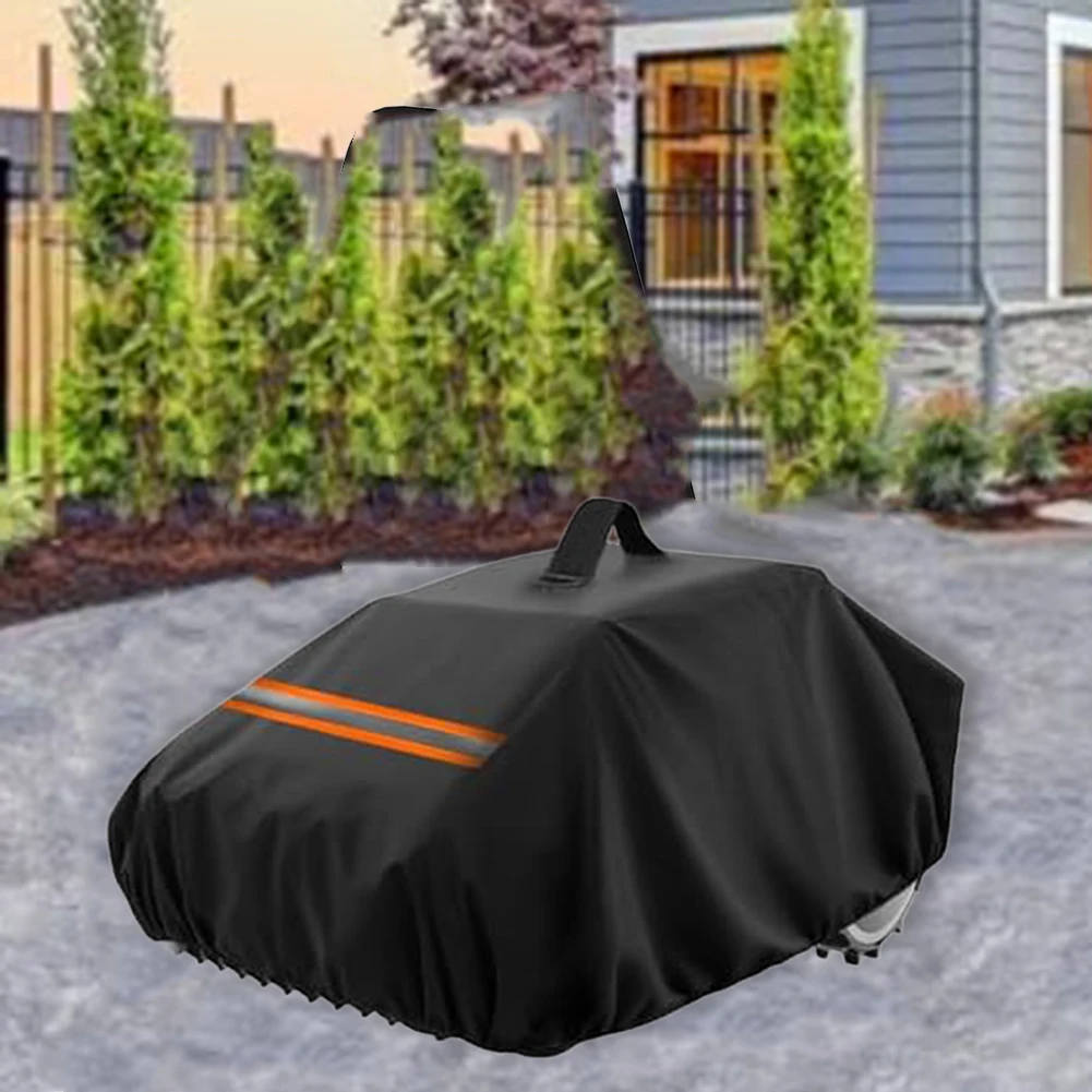For Outdoor Storage Robotic Mower Cover Dust Protector Waterproof Lawn Mower Cover Lawn Mower All-weather Protection