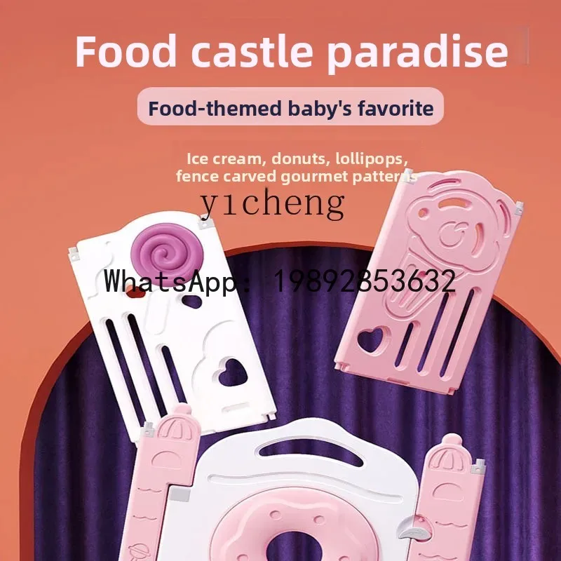 ABC لعبة الأطفال المنزلية الطفل الطابق للطي المضادة للسقوط حصيرة للزحف سياج طفل صريف واقية #2