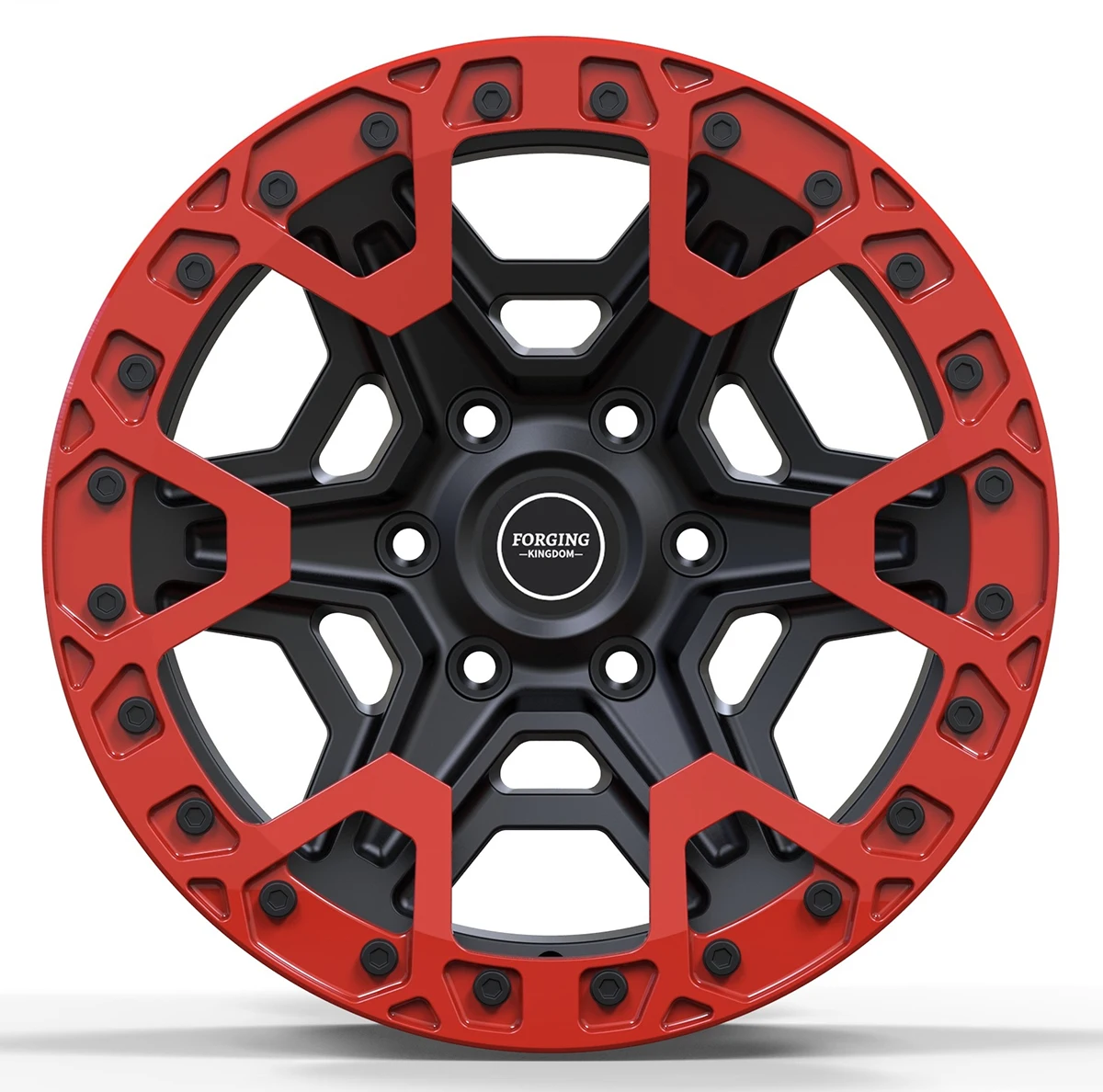 Heavy- Forged Aluminum Alloy Wheels Off-Road Reinforced Design 35mm Offset Available 5-Hole/6-Hole/8-Hole Specifications New