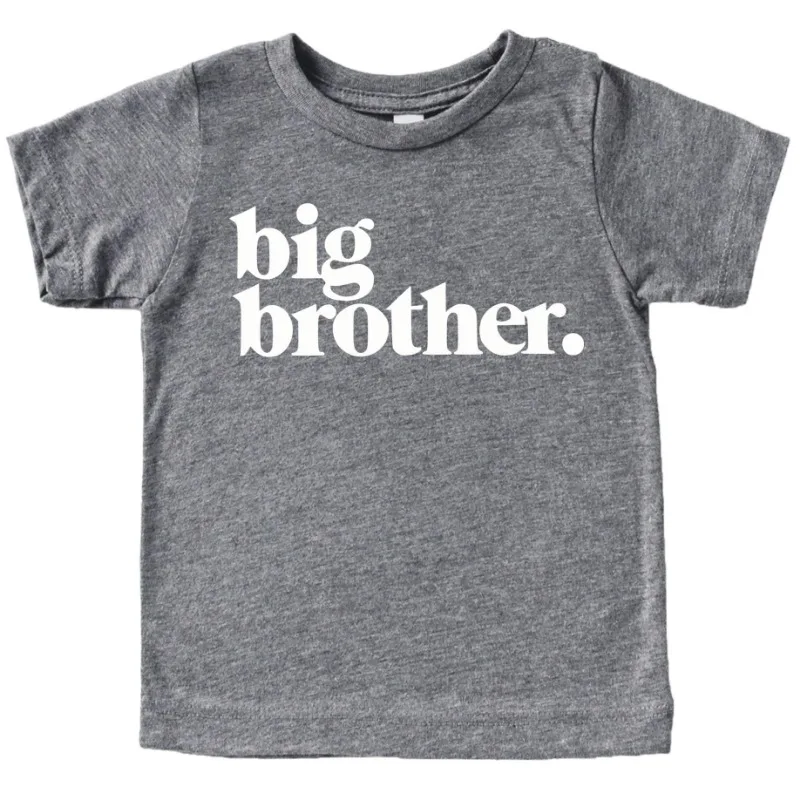 2024 Summer Children\'s Big Brother Printed T-shirt for Men and Boys T-shirt for Girls Comfortable Casual Children\'s Wear