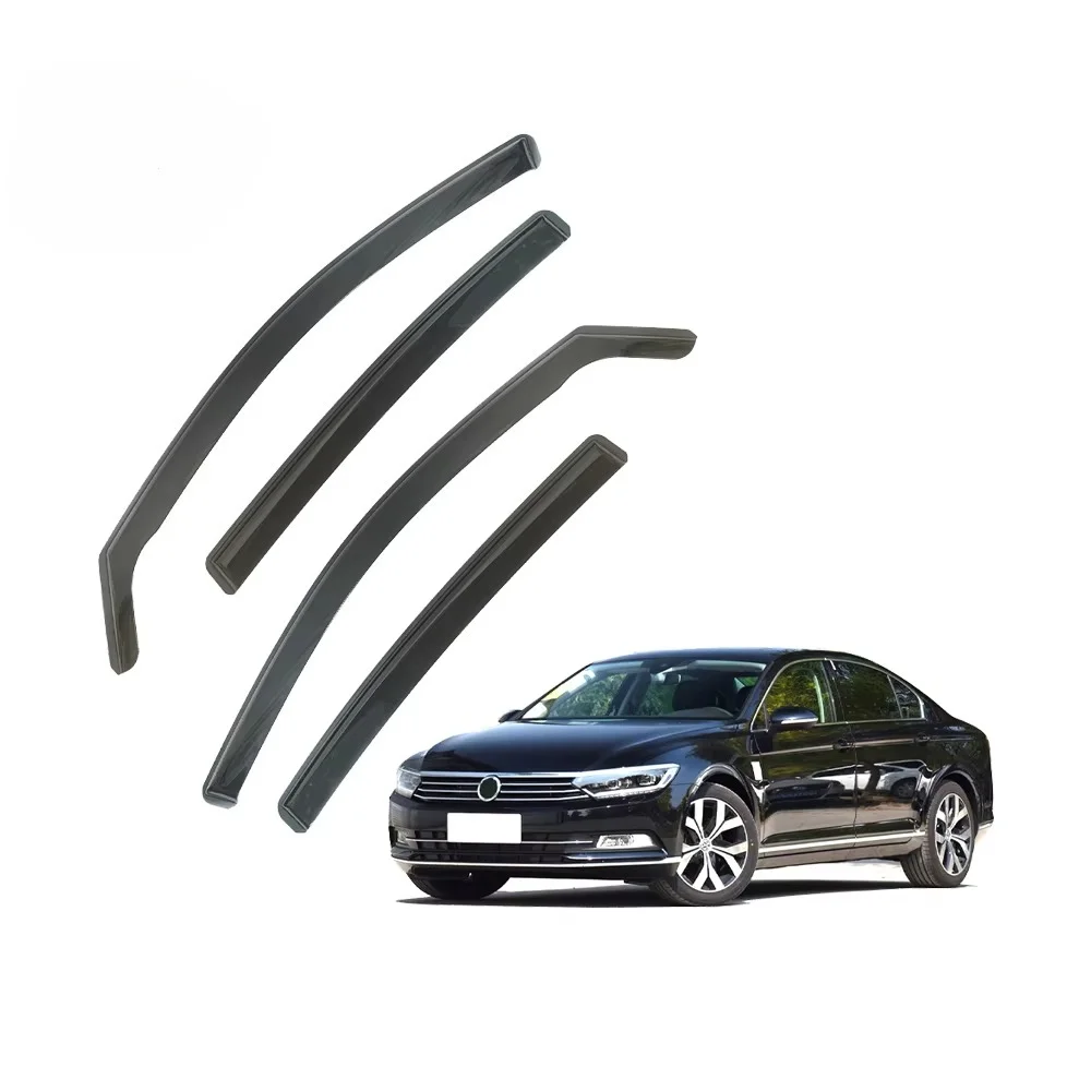 In Channel Inside Fit Premium Window Visor Wind Deflector For VOLKSWAGON VW Passat B8 Sedan 2015-2018 Direct Install