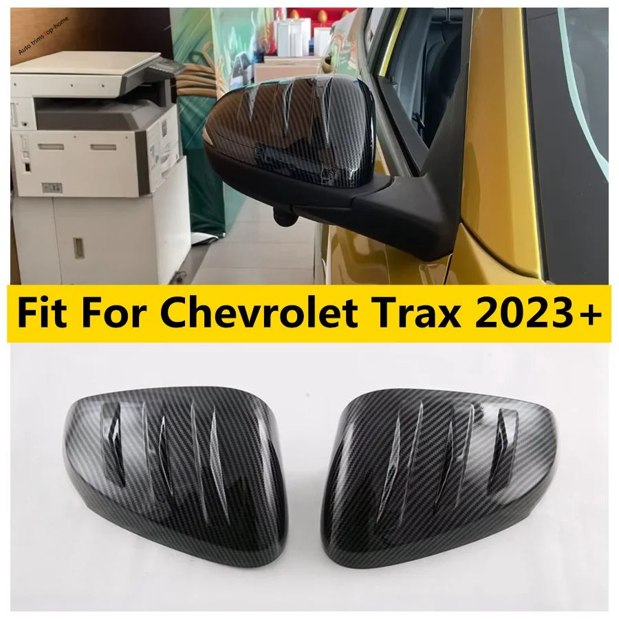 

Outside Door Rearview Mirror Caps Decoration Protector Shell Cover Housing Trim Car Accessories Fit For Chevrolet Trax 2023 2024