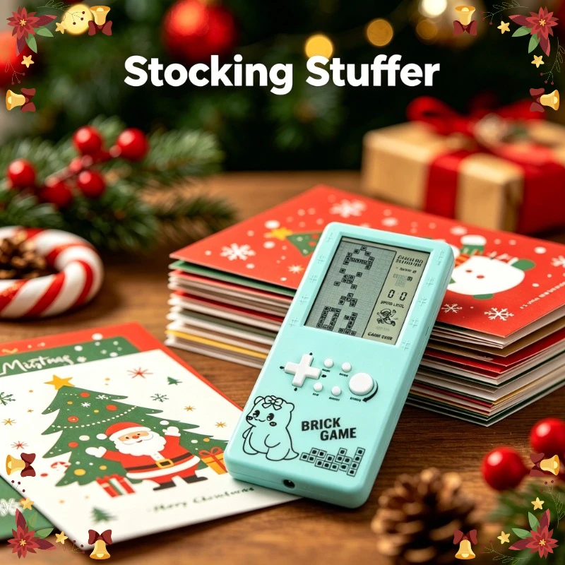 Holiday Christmas Gift 1/2/3 PCS Nostalgic Childhood Large Screen Pocket Game Machine 26 Classic Games Tetris Game