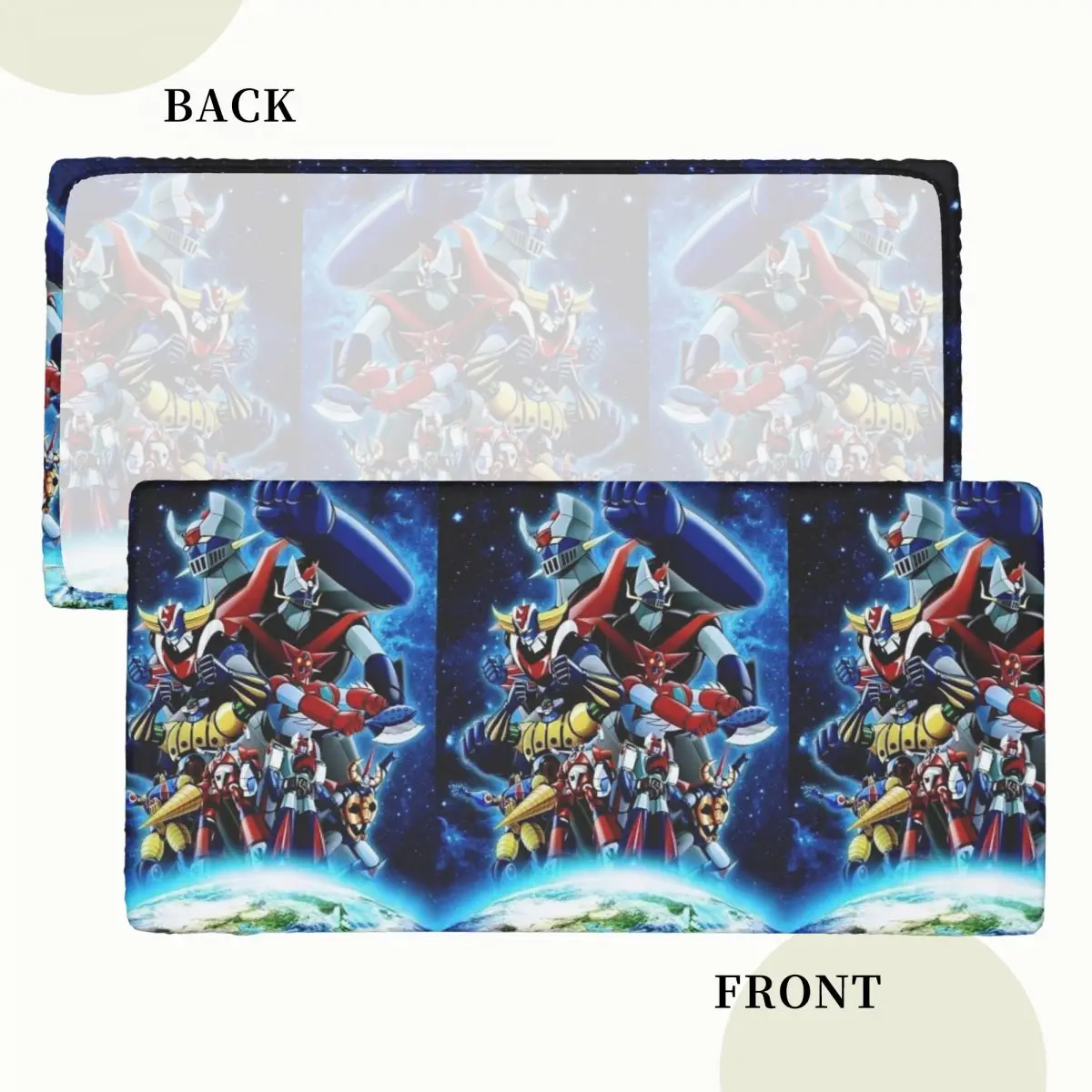 Mazinger Z Mad Robot Grendizer Anime Manga Custom Rectangular Tablecloth Waterproof Table Cover for Dining Events Table Cloth