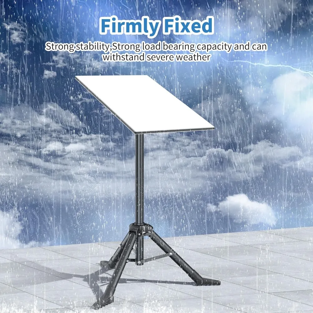 حامل ثلاثي القوائم محمول مع محول أنبوب للتخييم في الهواء الطلق ومجموعة تركيب السفر RV