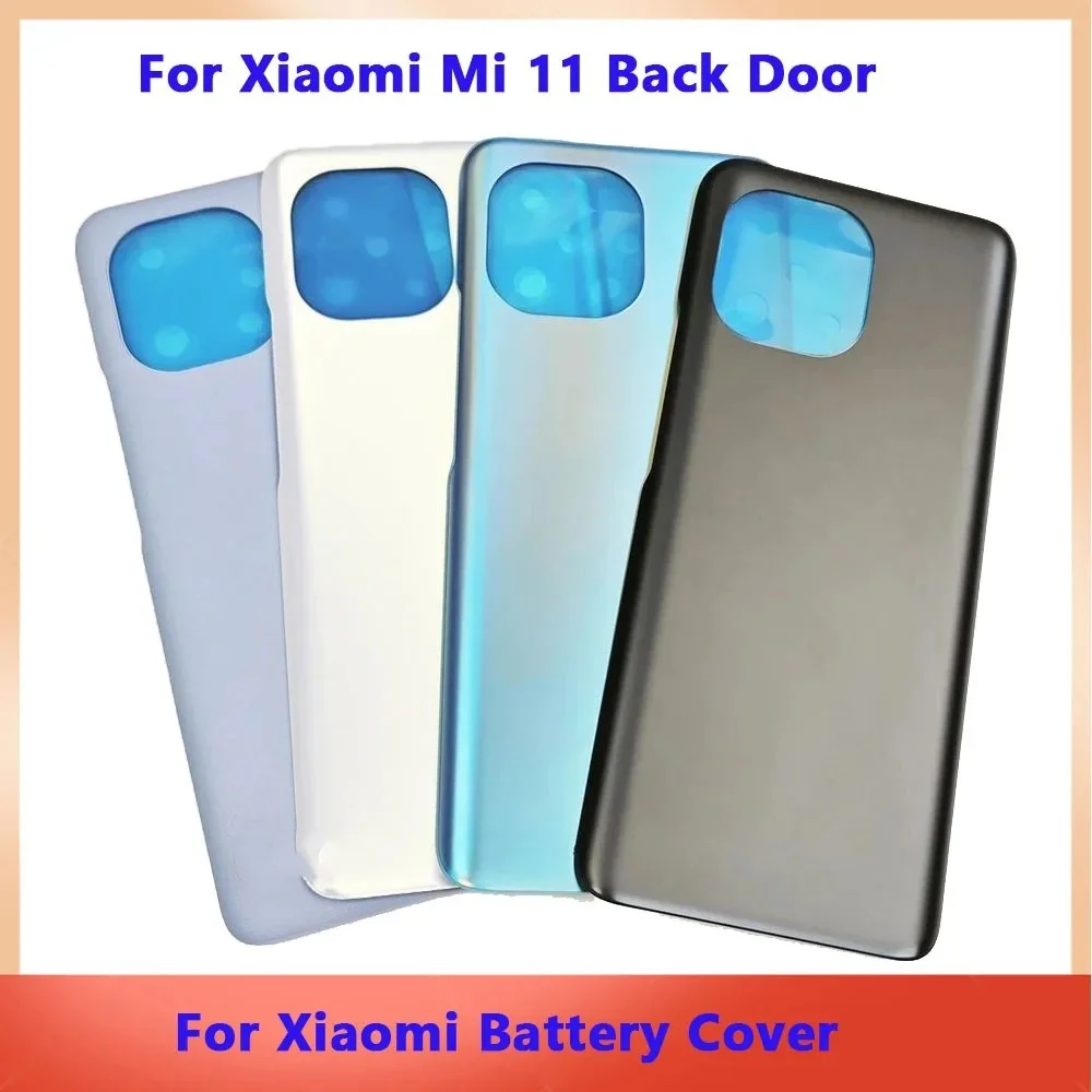 

Mi11 100% A+ Gorilla Glass Back Glass Cover For Xiaomi Mi 11 , Back Door Replacement Hard Battery Case, Rear Housing Cover