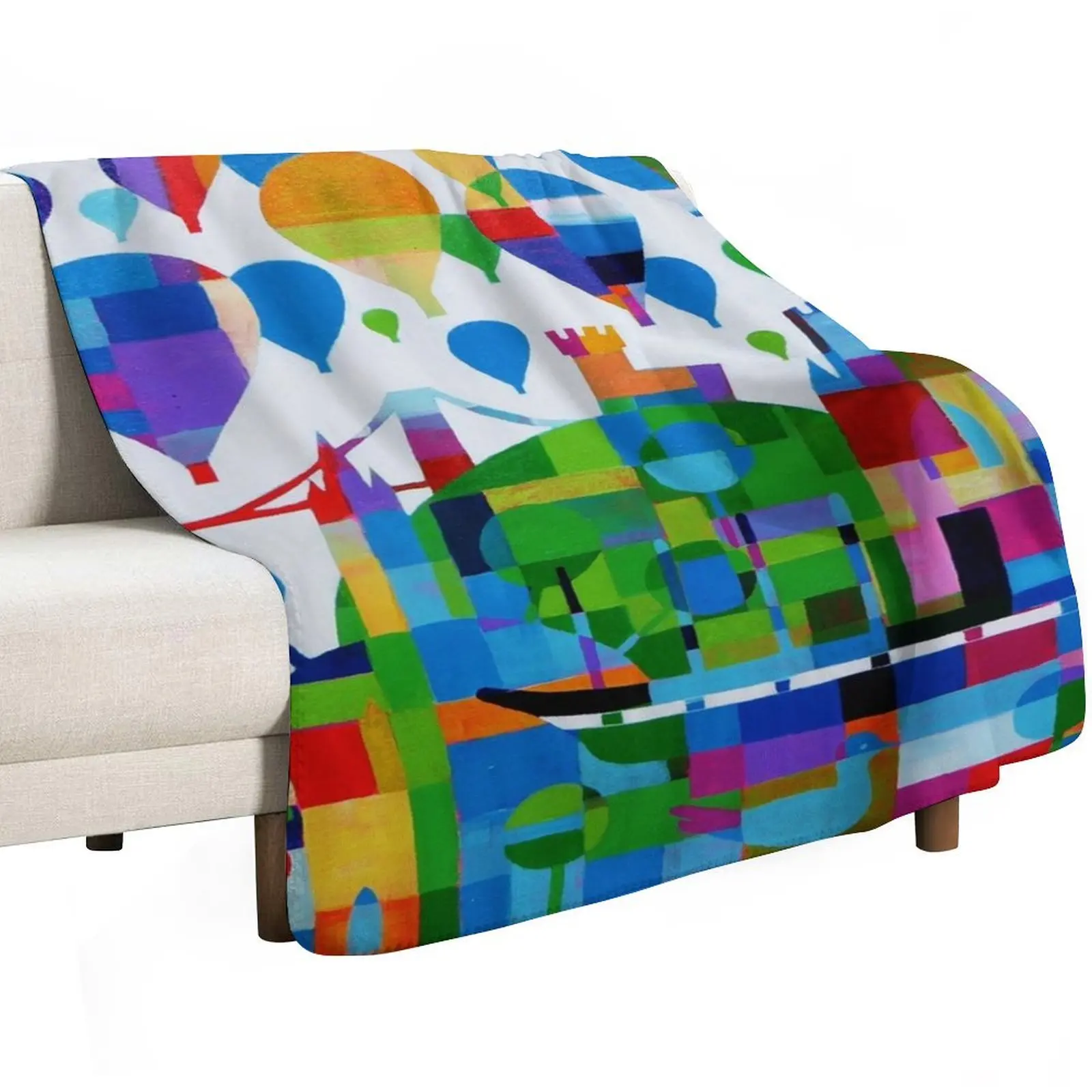 Fiesta Throw Blanket Custom Beach Moving Luxury Brand Thermal Furrys Blankets