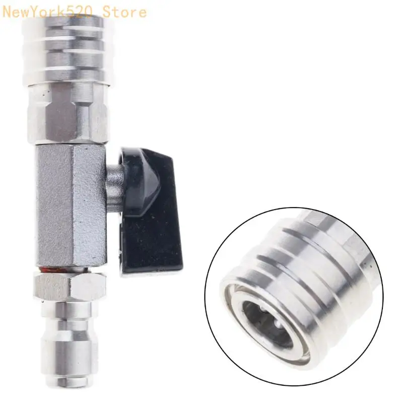 Adapter Converting Standard 1/4 GHT Hose to 3/8 Quickly Connects Nozzle N84C