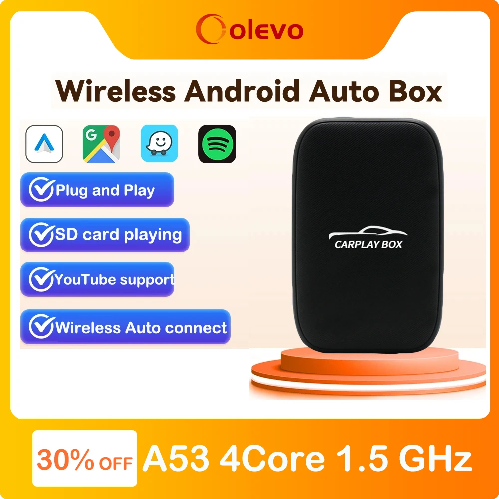 

Android Auto Wireless CarPlay Adapter Smart Ai Box Youtube Netfix Plug And Play Auto Connect For Wired Android Auto Cars