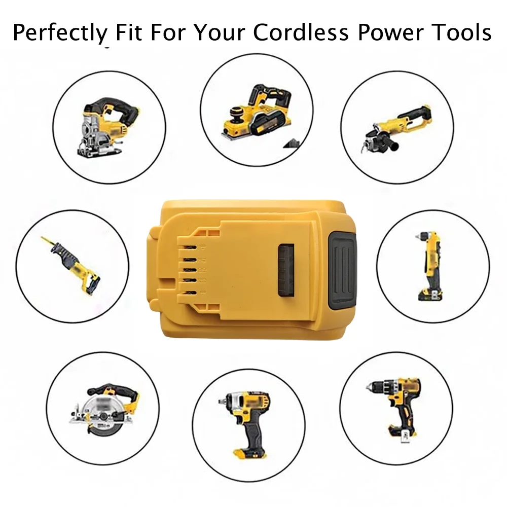 

20V 6000mAh Replaceable Li-ion Battery Compatible for Dewalt 20Volt MAX Power Tools Lithium Batteries