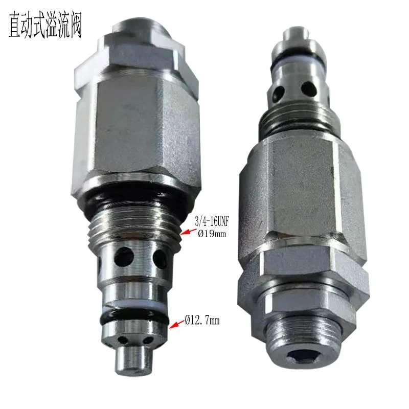 

Pressure Valve, Pressure Regulator, Manual Adjustable YF06-00A Relief Valve NRV-08 Hydraulic Valve, Threaded Cartridge