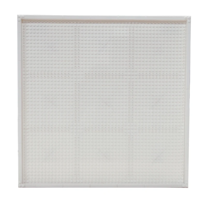 Pixel Art Malerei Weiß Fotorahmen Set Ziegel 4/3 16x16 Grundplatten Bausteine MOC Teile Spielzeug Kompatibel 31202/31204/65803 – Detail 21