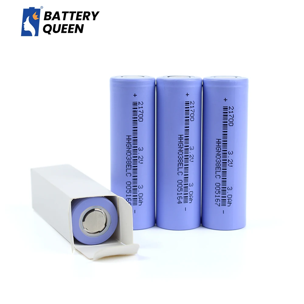 Lifepo4 Rechargeable Battery Pack  Lifepo4 3000mAh 21700 Batteries 3.2V  3000 Cycles For Headlamp  Flashlight