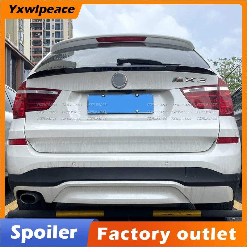 

For BMW F25 X3 2011-2017 Spoiler High Quality ABS Material Car Rear Wing Trunk Middle Spoiler Body Kit Accessories