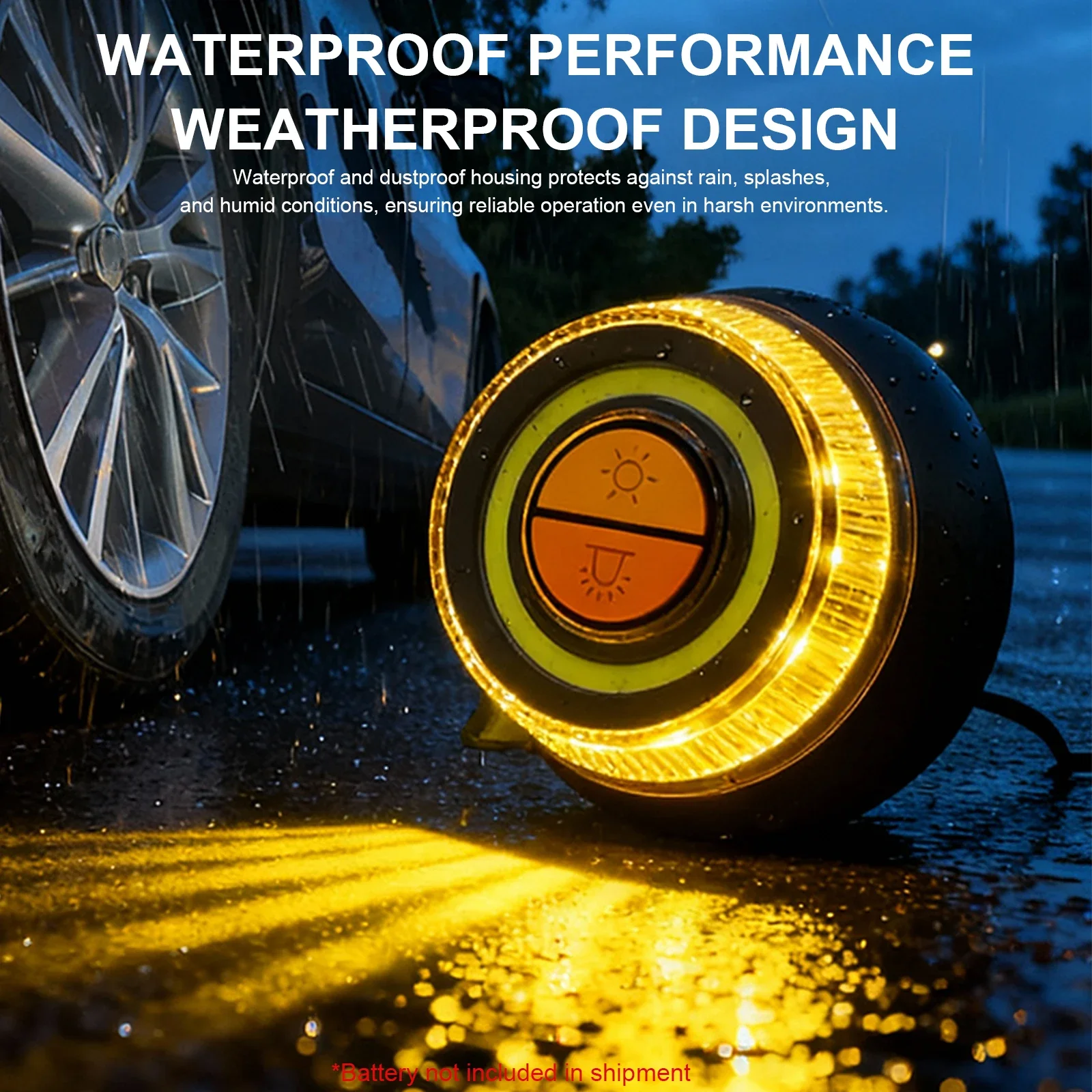 1PC 2026 Latest Version Car Emergency Light Magnetic Induction Strobe Road Accident Lamp Beacon Safety Accessory Strobe Lights