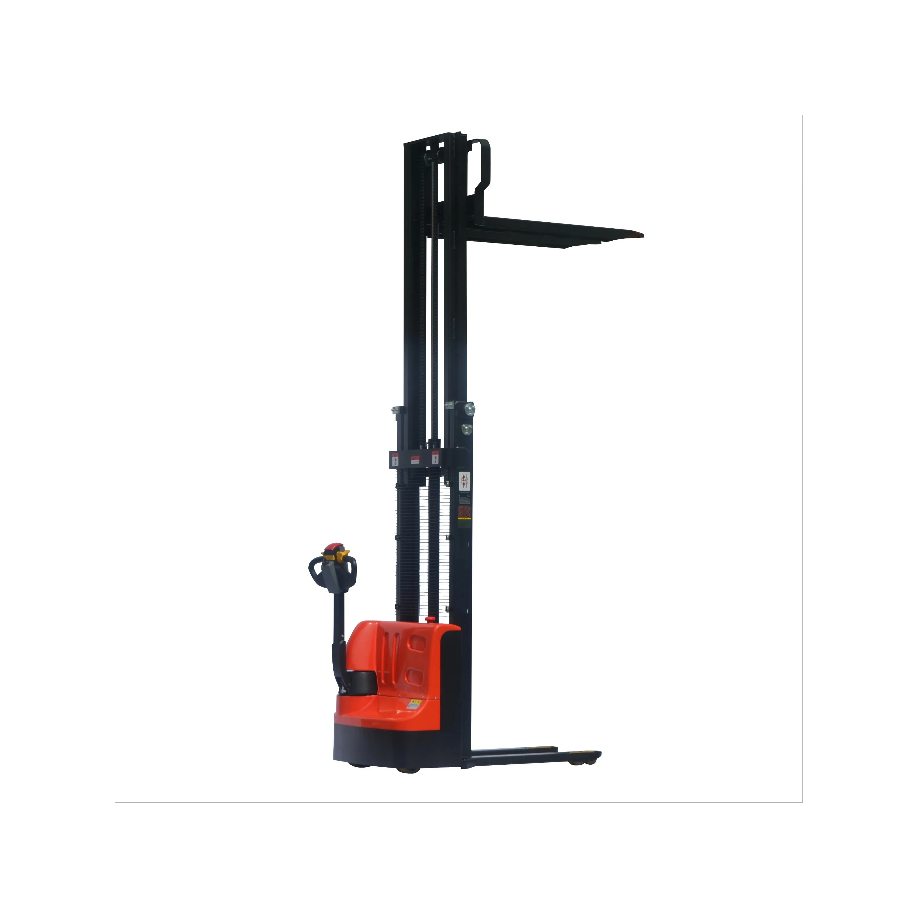1500 Kilograms Self Loading Clamping Function Balanced Small Forklift Trolley Electric Pallet Stacker Lead-Acid Battery