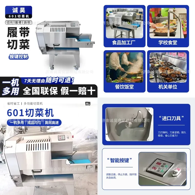 For Taiwan Yi Taiye 601 Vegetable Cutter Large Assembly Line Food Processing Equipment Same as Taiwan Manufacturer Batch