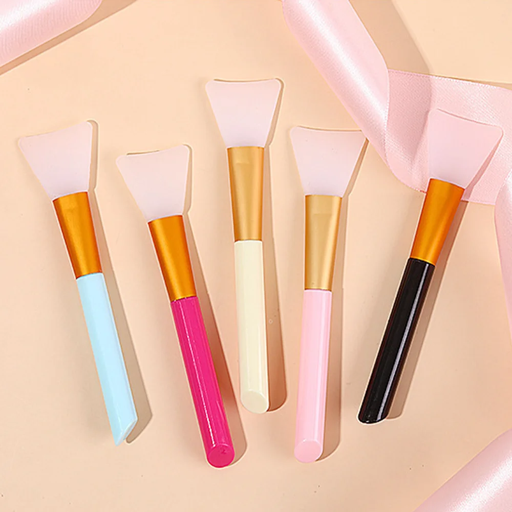 1/4/5/6-pack advanced silicone facial mask brush - mild and soft, suitable for all skin types, formaldehyde free