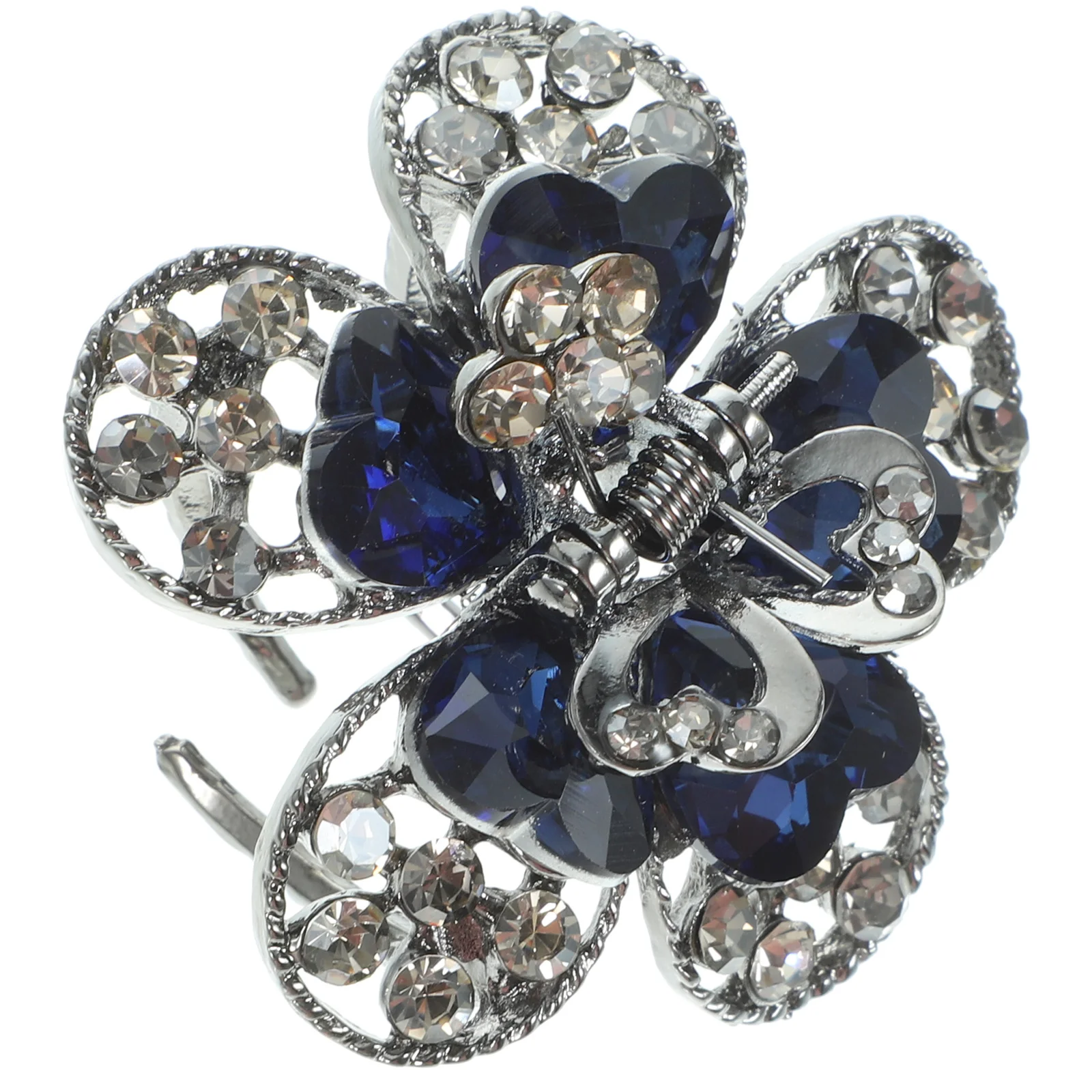 

Small Rhinestone Hair Clips Mini Claw Bling Sparkly Exquisite Decorative for Long Curly Straight Thick Thin Hair