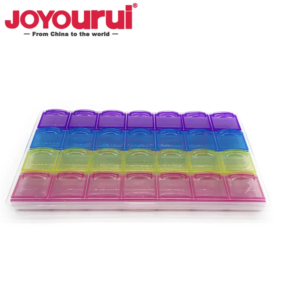 28 Slots Large Dental Orthodontic Parts Case Box Storage Box Individual Caps Dentist Organizer Products Dentistry Tools Material