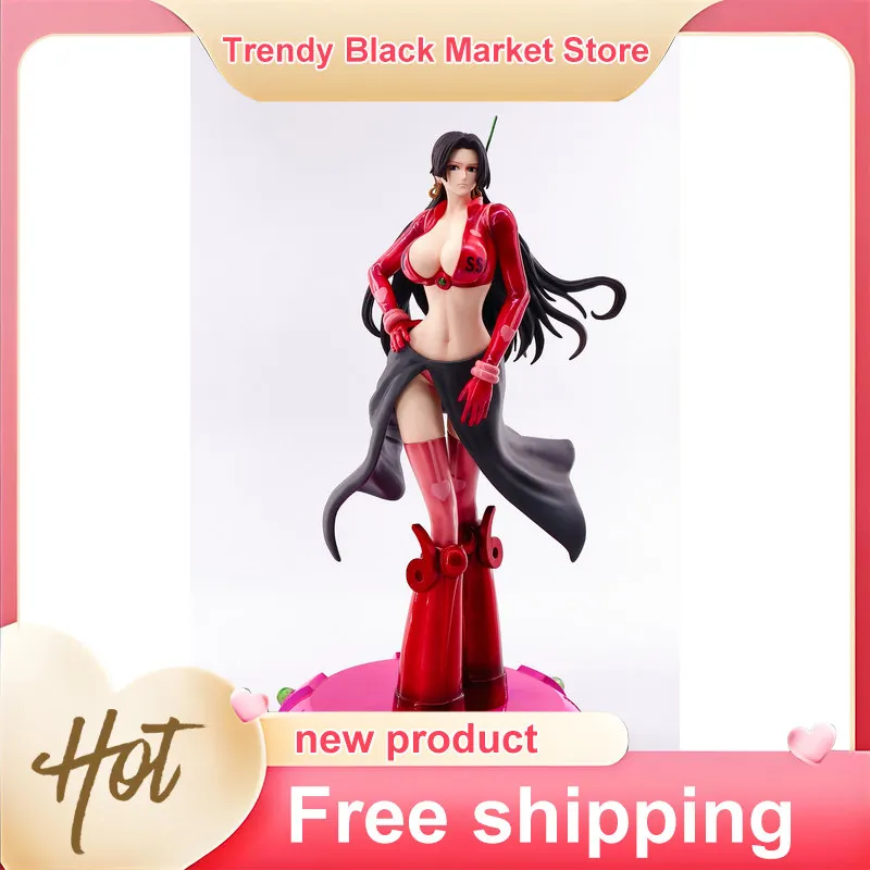JT One Piece Egg Tip Island Boa Hancock PVC Sammelfigur Anime-Modell Statue Desktop-Dekoration Trendiges Spielzeug Geburtstagsgeschenk