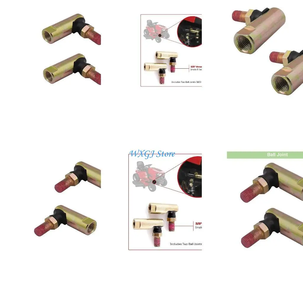 

37JE 1 Pair Ball joint Tie Rod End 723-0448 for MTD Cub-Cadet Toro112-0917 Lawn Garden Tractors Replacement Parts Accessories